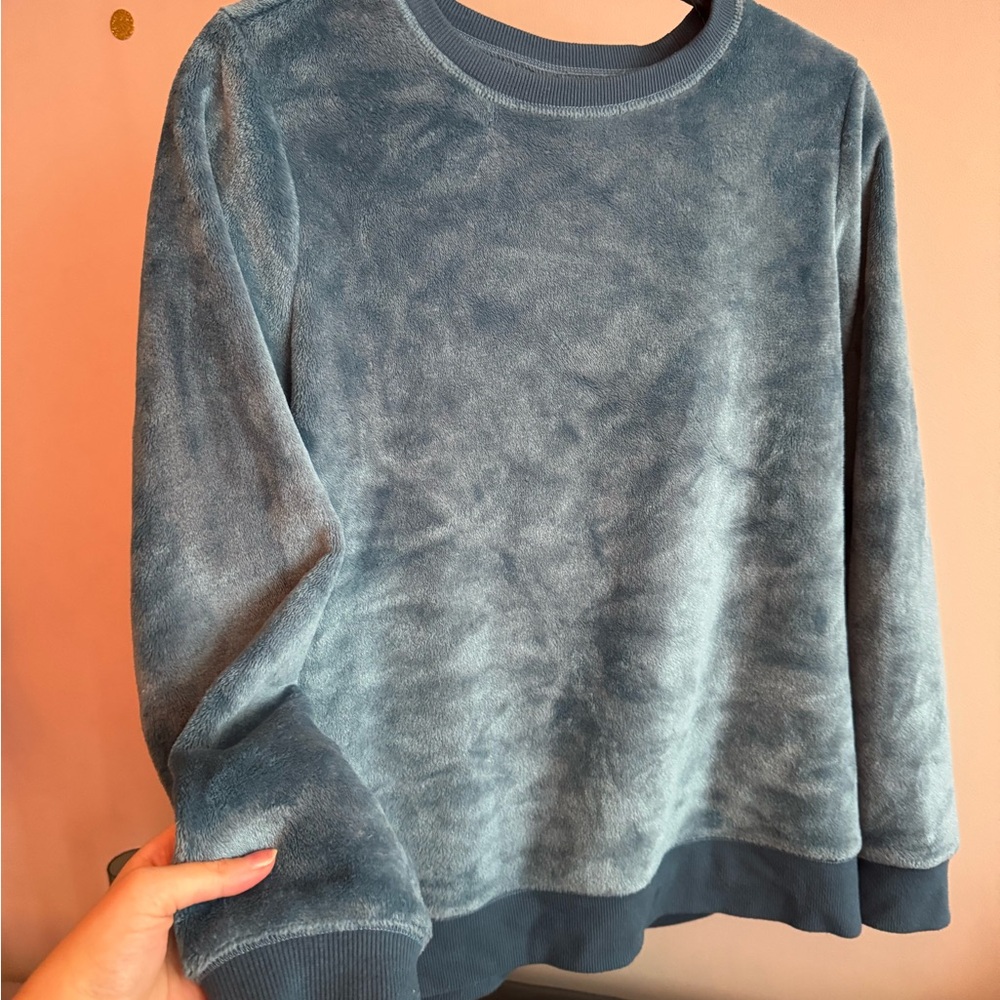 Cozy Blue Gaiam Fleece Sweatshirt